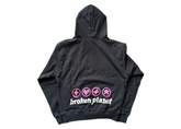 Broken Planet Hearts Are Made To Be Broken Hoodie - Washed Black